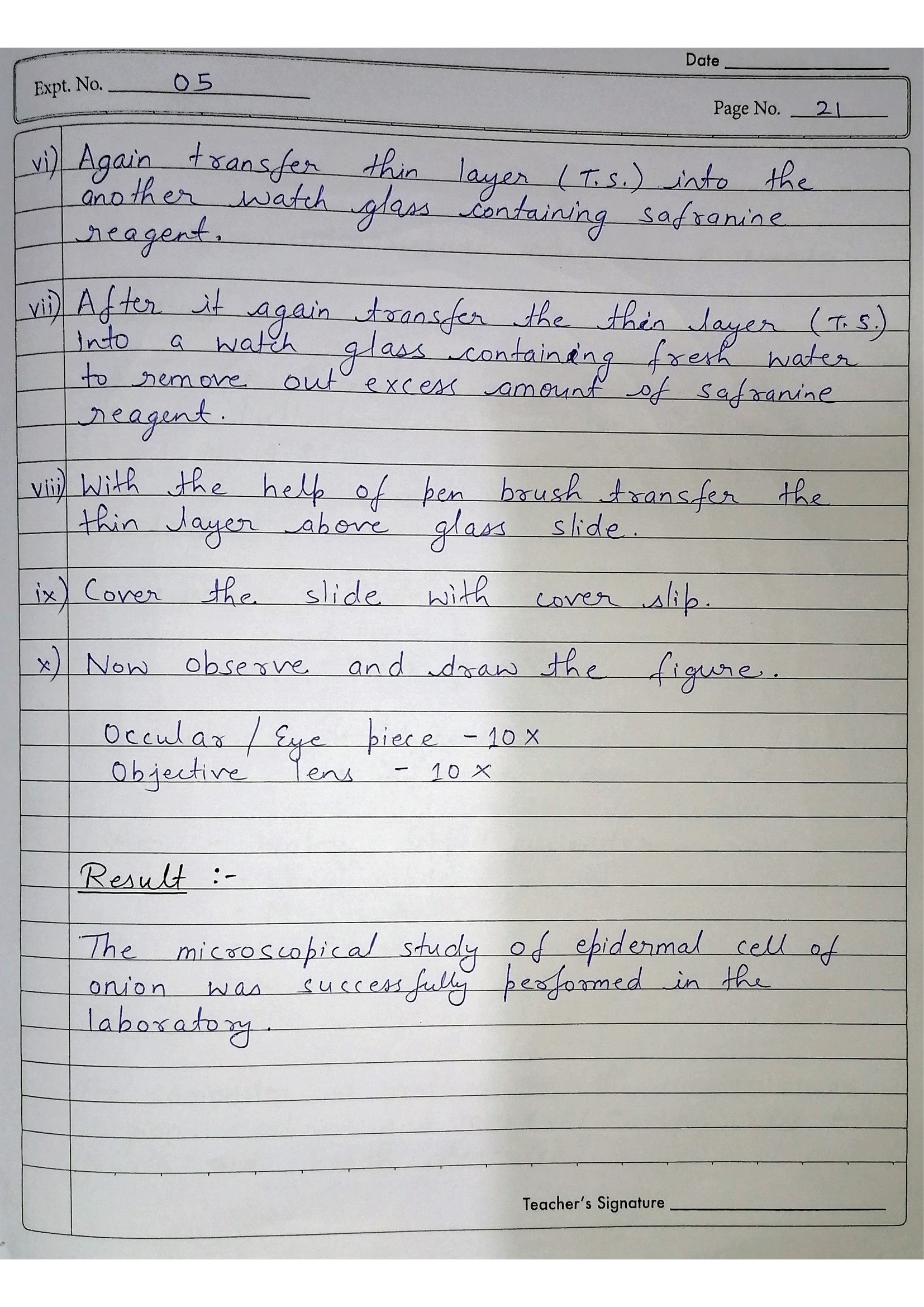 Pharmacognosy Practical